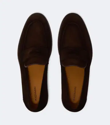 Magnanni Cervan Penny suede penny loafers | Thumbnail 2 Magnanni Cervan Penny suede penny loafers | Thumbnail 2