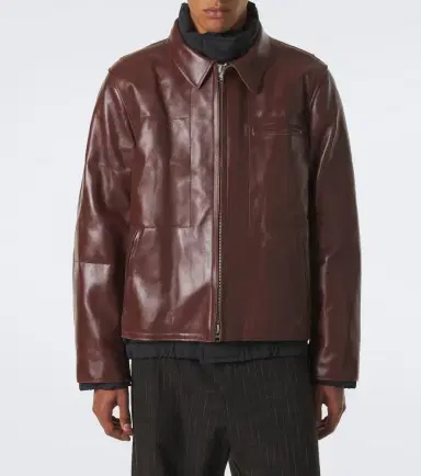 Sacai Layered leather down jacket | Thumbnail 2 Sacai Layered leather down jacket | Thumbnail 2