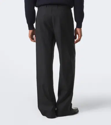 Prada Virgin wool wide-leg pants | Thumbnail 2