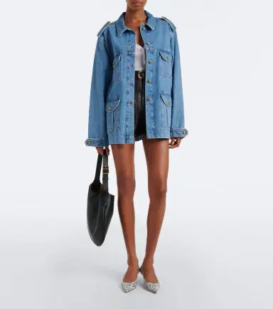 Frame Pleated leather shorts | Thumbnail 5