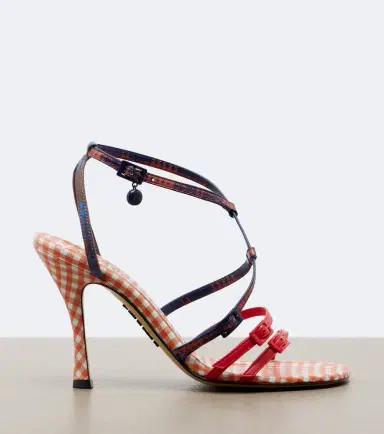 Loewe x Cosima Von Bonin New Comic leather sandals | Thumbnail 3