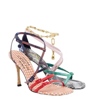 Loewe x Cosima Von Bonin New Comic leather sandals | Thumbnail 1