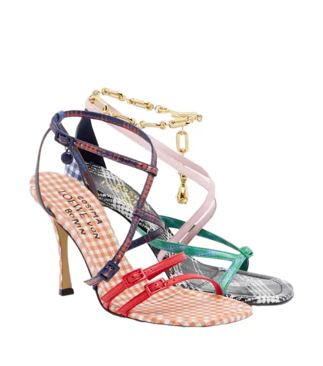 Loewe x Cosima Von Bonin New Comic leather sandals