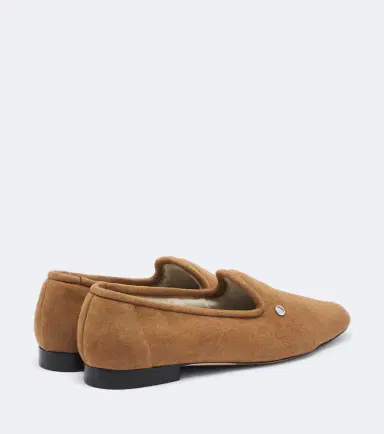TOTEME Shearling-lined suede loafers | Thumbnail 3