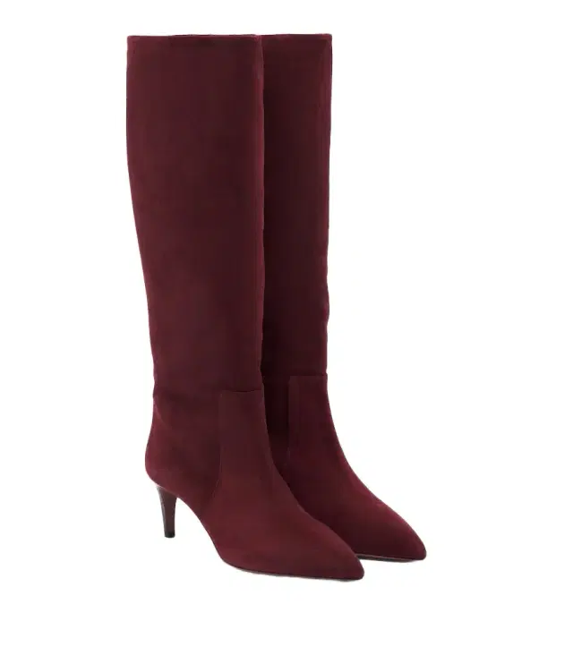 Paris Texas Stiletto suede knee-high boots