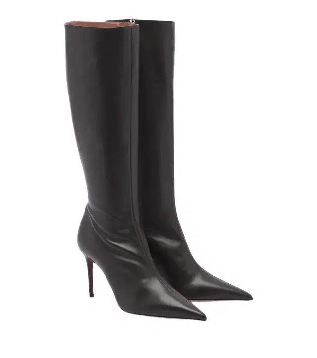 Paris Texas Vera leather knee-high boots