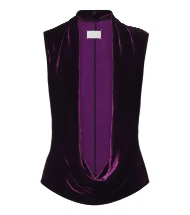 Maison Margiela Velvet top | Thumbnail 1