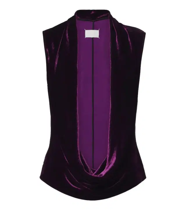 Maison Margiela Velvet top