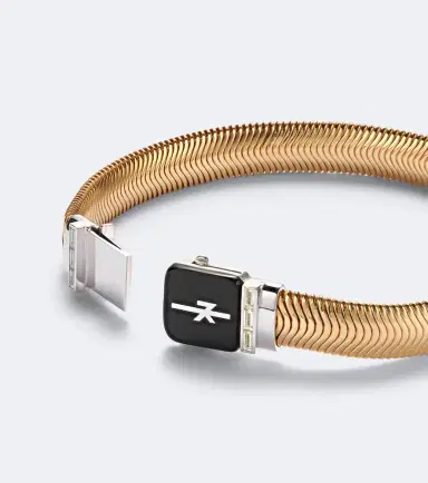 Nikos Koulis Feelings 18kt gold and enamel bangle bracelet with diamonds | Thumbnail 4