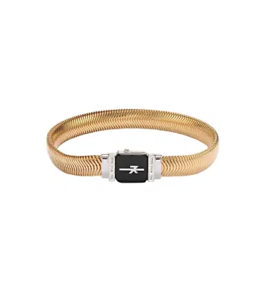 Nikos Koulis Feelings 18kt gold and enamel bangle bracelet with diamonds | Thumbnail 1