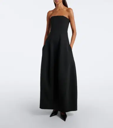 TOTEME Crêpe corset dress | Thumbnail 3