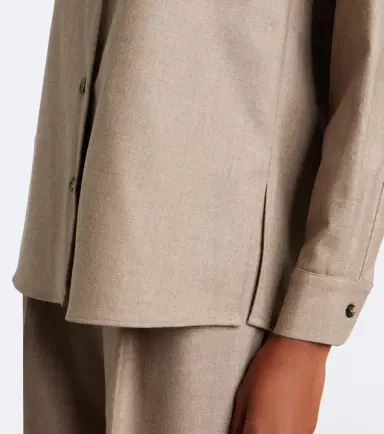 Max Mara Cashmere-blend shirt | Thumbnail 2 Max Mara Cashmere-blend shirt | Thumbnail 2