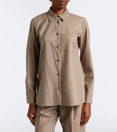 Max Mara Cashmere-blend shirt | Thumbnail 3 Max Mara Cashmere-blend shirt | Thumbnail 3