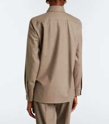 Max Mara Cashmere-blend shirt | Thumbnail 4 Max Mara Cashmere-blend shirt | Thumbnail 4