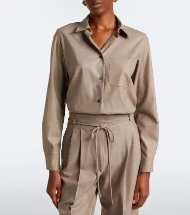 Max Mara Cashmere-blend shirt | Thumbnail 5 Max Mara Cashmere-blend shirt | Thumbnail 5