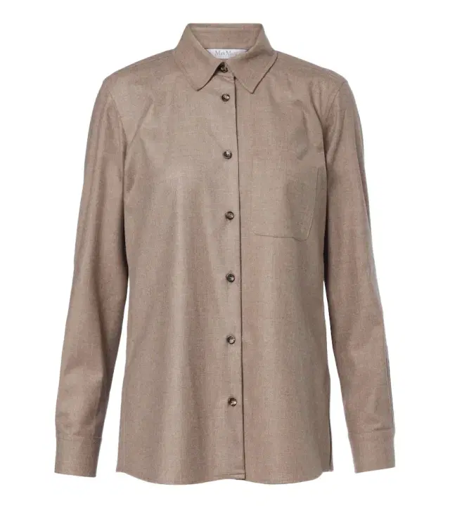 Cashmere-blend shirt