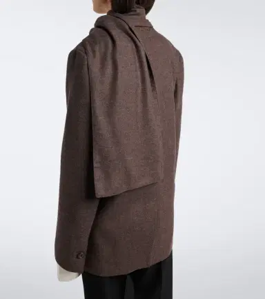 TOTEME Tie-neck blazer | Thumbnail 4 TOTEME Tie-neck blazer | Thumbnail 4