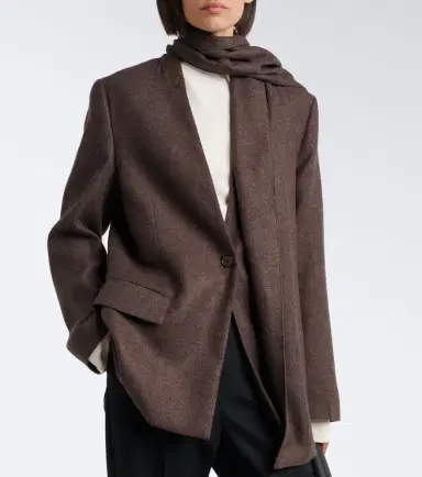 TOTEME Tie-neck blazer | Thumbnail 6 TOTEME Tie-neck blazer | Thumbnail 6