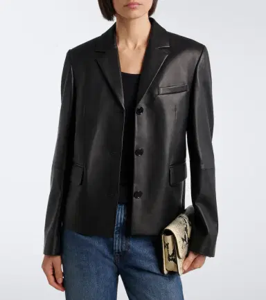 TOTEME Leather blazer | Thumbnail 3 TOTEME Leather blazer | Thumbnail 3