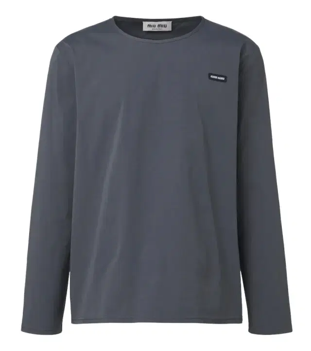 Miu Miu Cotton-blend poplin T-shirt