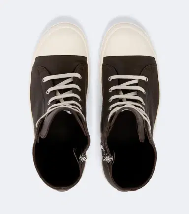 Rick Owens Temple leather high-top sneakers | Thumbnail 4 Rick Owens Temple leather high-top sneakers | Thumbnail 4