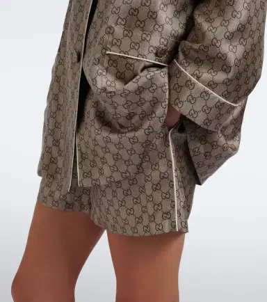Gucci GG silk twill shirt | Thumbnail 3 Gucci GG silk twill shirt | Thumbnail 3