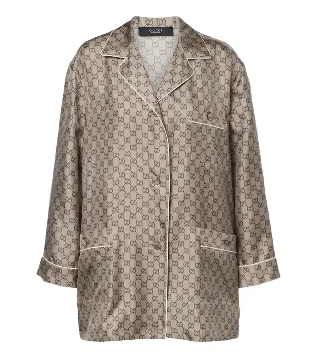 Gucci GG silk twill shirt