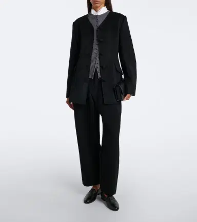 Lisa Yang Doublé wool and cashmere blazer | Thumbnail 3 Lisa Yang Doublé wool and cashmere blazer | Thumbnail 3