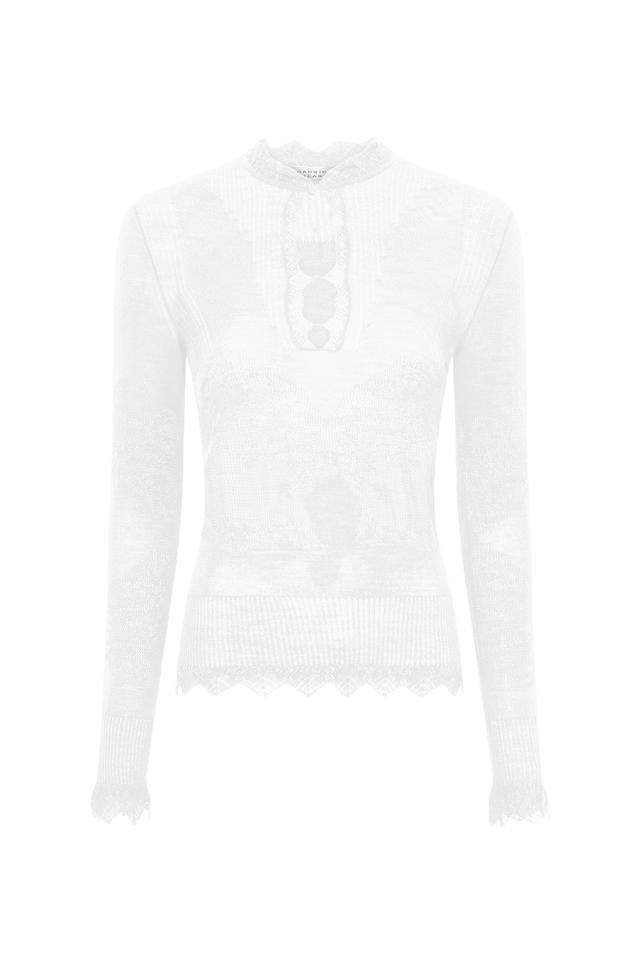 Gabriela Hearst Severn Henley Wool Blouse