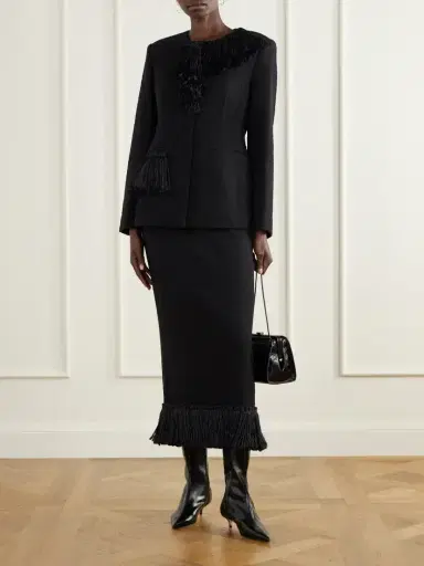 Heirlome Matilde Wool-blend Twill Jacket | Thumbnail 2