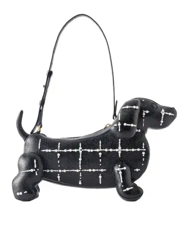 Thom Browne Baby Hector Bead-embellished Leather Tote | Thumbnail 1 Thom Browne Baby Hector Bead-embellished Leather Tote | Thumbnail 1