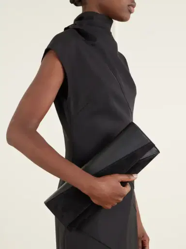 Proenza Schouler Hex Leather And Suede Clutch | Thumbnail 2 Proenza Schouler Hex Leather And Suede Clutch | Thumbnail 2
