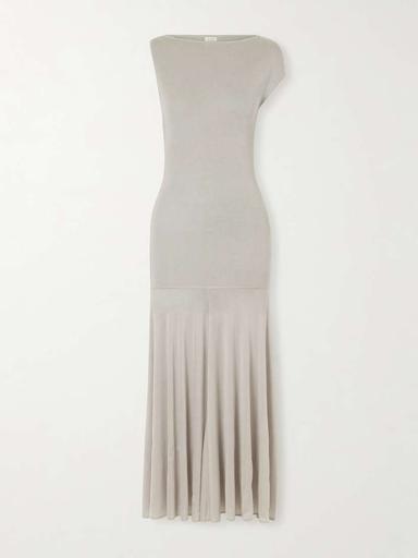 St. Agni Ribbed Tencel™ Lyocell-blend Jersey Maxi Dress | Thumbnail 1 St. Agni Ribbed Tencel™ Lyocell-blend Jersey Maxi Dress | Thumbnail 1
