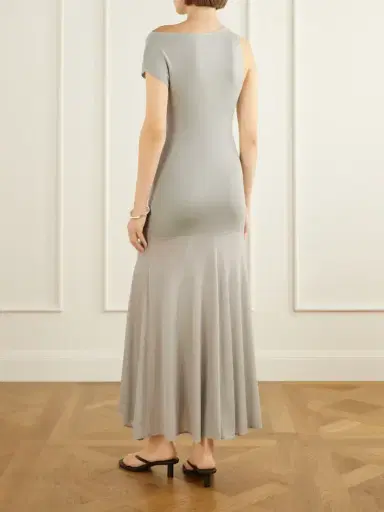 St. Agni Ribbed Tencel™ Lyocell-blend Jersey Maxi Dress | Thumbnail 3 St. Agni Ribbed Tencel™ Lyocell-blend Jersey Maxi Dress | Thumbnail 3