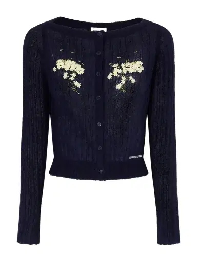 SHUSHU/TONG Embellished Knitted Cardigan | Thumbnail 1