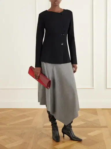 Proenza Schouler Hex Leather And Suede Clutch | Thumbnail 3 Proenza Schouler Hex Leather And Suede Clutch | Thumbnail 3