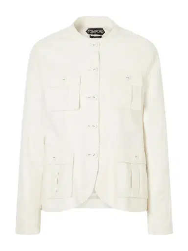 Tom Ford Petite Leather Jacket | Thumbnail 1
