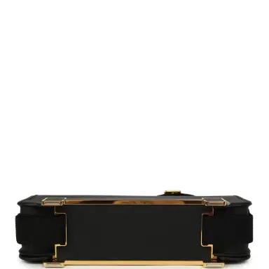 HERMÈS Hermes Geta Slim Bag Black Epsom Gold Hardware | Thumbnail 6