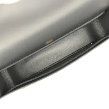 HERMÈS Hermes Geta Slim Bag Black Epsom Gold Hardware | Thumbnail 9