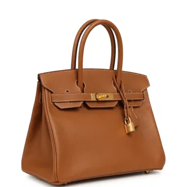 HERMÈS Pre-owned Hermes Birkin 30 Gold Epsom Gold Hardware | Thumbnail 2