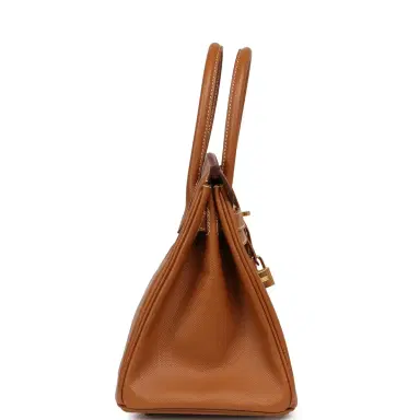 HERMÈS Pre-owned Hermes Birkin 30 Gold Epsom Gold Hardware | Thumbnail 3