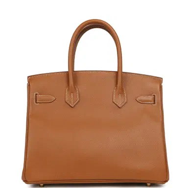 HERMÈS Pre-owned Hermes Birkin 30 Gold Epsom Gold Hardware | Thumbnail 4