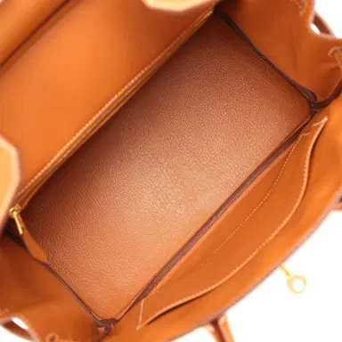 HERMÈS Pre-owned Hermes Birkin 30 Gold Epsom Gold Hardware | Thumbnail 8