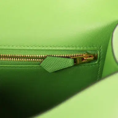 HERMÈS Pre-owned Hermes Constance 24 Vert Yucca Epsom Gold Hardware | Thumbnail 10