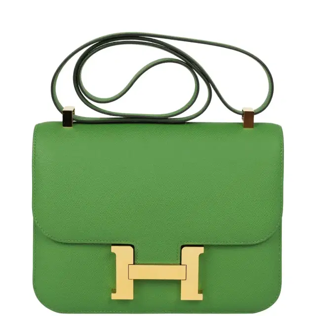 HERMÈS Pre-owned Hermes Constance 24 Vert Yucca Epsom Gold Hardware