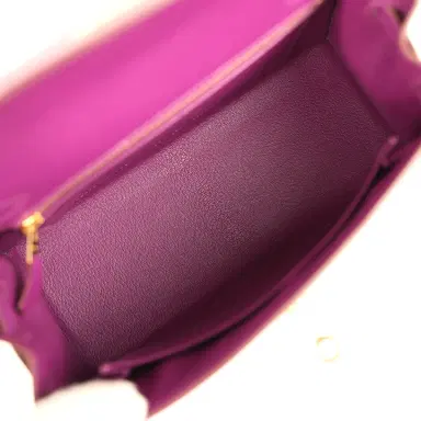 HERMÈS Pre-owned Hermes Kelly Sellier 25 Anemone Epsom Gold Hardware | Thumbnail 8 HERMÈS Pre-owned Hermes Kelly Sellier 25 Anemone Epsom Gold Hardware | Thumbnail 8