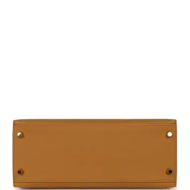 HERMÈS Pre-owned Hermes Kelly Sellier 28 Sesame Epsom Gold Hardware | Thumbnail 6