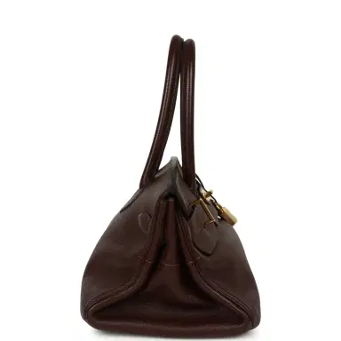 HERMÈS Vintage Hermes Shoulder Birkin 42 JPG Havane Clemence Gold Hardware | Thumbnail 3