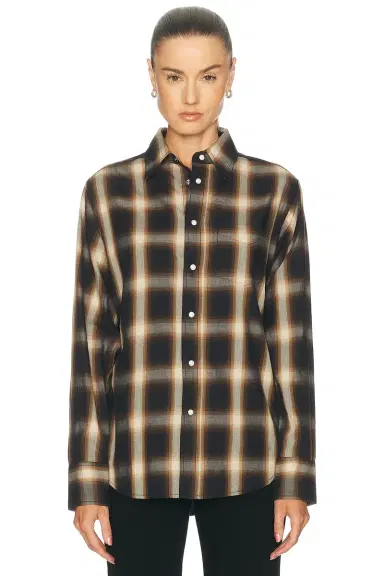 ÉTERNE Ford Yarndye Plaid Button Up Top | Thumbnail 2 ÉTERNE Ford Yarndye Plaid Button Up Top | Thumbnail 2