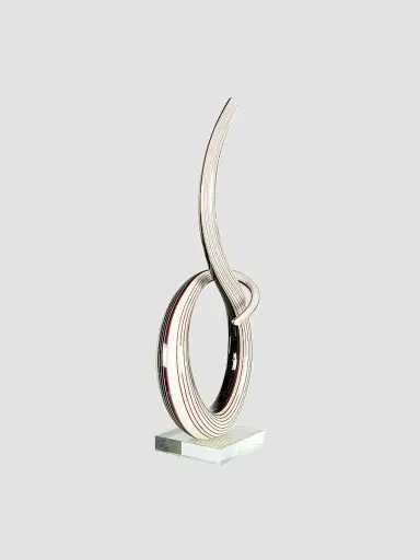 Dale Tiffany Midnight Spiral Glass Sculpture | Thumbnail 3